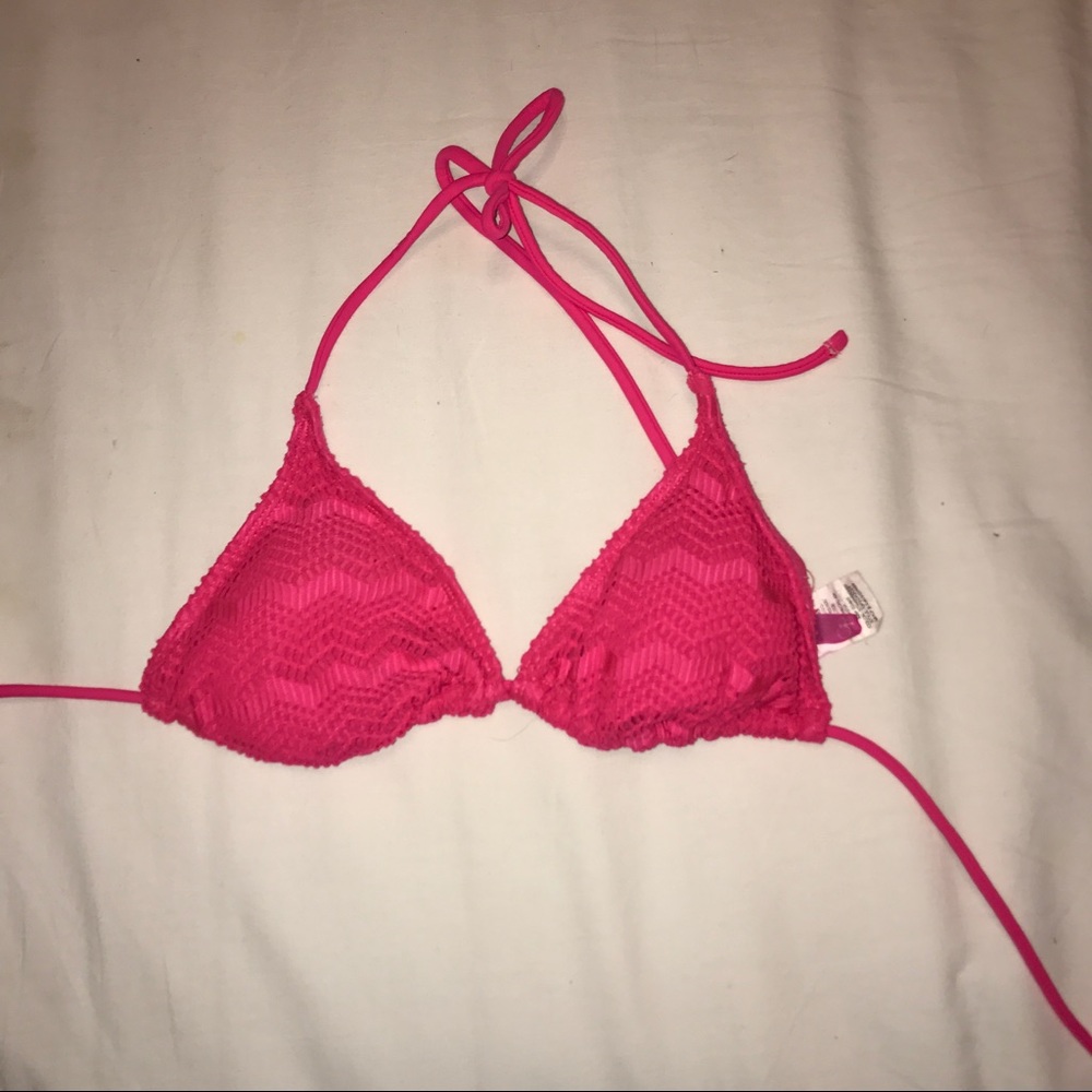 Pink Lace bikini top
